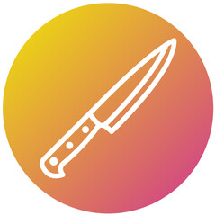 Knife Vector Icon Design Illustration