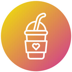 Smoothie Vector Icon Design Illustration