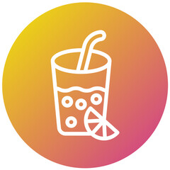 Lemonade Vector Icon Design Illustration