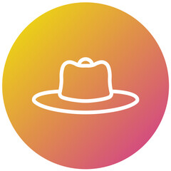 Hat Vector Icon Design Illustration