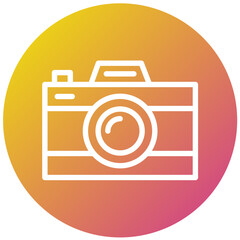 Camera Vector Icon Design Illustration