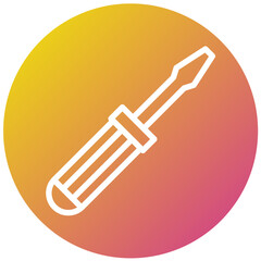 Screwdriver Vector Icon Design Illustration