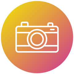 Digital camera Vector Icon Design Illustration