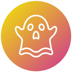 Ghost Vector Icon Design Illustration