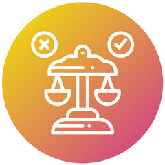 Ethics Vector Icon Design Illustration