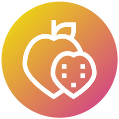 Custard apple Vector Icon Design Illustration