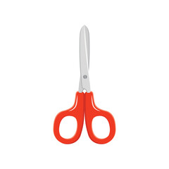 Scissor icon in flat style. Cutting hair equipment vector illustration on isolated background. Hairdressing sign business concept.