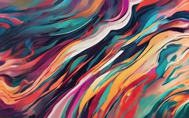abstract background with wave lines art design