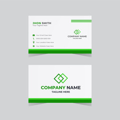 Modern creative business card design template