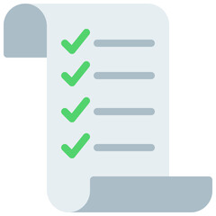 Checklist Scroll Icon