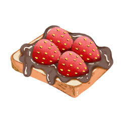 strawberry and chocolate