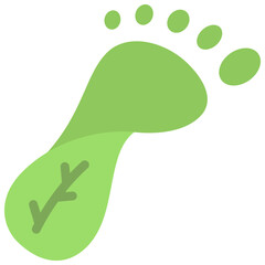 Carbon Footprint Icon