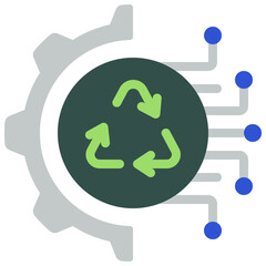 Recycleable Technology Icon