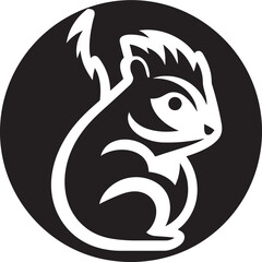 Classic Black Squirrel Symbol The Midnight Acrobat