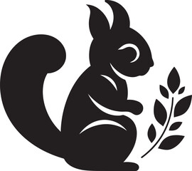 Ebony Elegance Squirrel Cosmic Charm Squirrel Icon