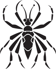 Artistic Insect Icon Insect Elegance in Vector