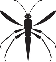 Sculpted Insect Illustration Chic Bug Symbol