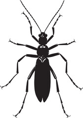 Vectorized Insect Exploration Stylish Monochrome Bug Art