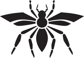 Deadly Predator in Flight Tarantula Hawk Emblematic Art