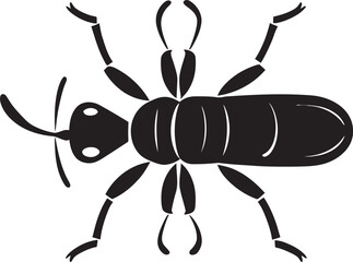 Elegant Insect Illustration Vector Termite Infestation