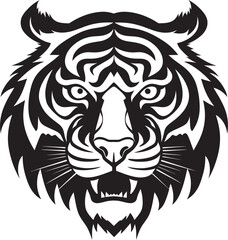 Royal Tiger King Emblem Nighttime Hunter Insignia