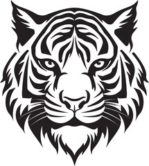 Graceful Onyx Tiger Pride Prowling Majesty Iconography