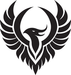 Regal Vulture King Badge Monochromatic Predator Crest
