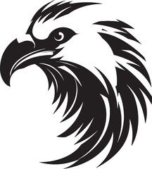 Obraz premium Elegant Vulture Profile Crest Regal Feeder of the Skies