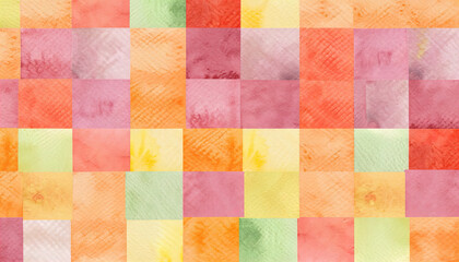 abstract square shape watercolor background illustation