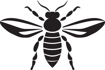 Wasps Shadowed Rule of Silence Elegant Avian Sovereign Badge