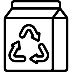 Recycled Packaging Icon