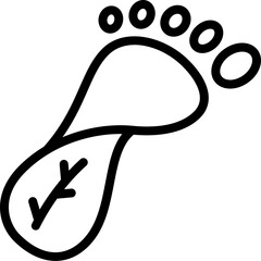 Carbon Footprint Icon