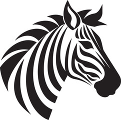 Regal Zebra Insignia Majestic Black and White Crest