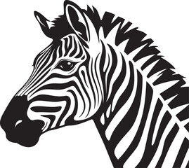 Stealthy Equine Beauty Insignia Shadowed Zebras Regal Majesty