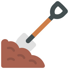 Spade In Ground Icon