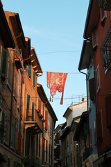 Fototapeta na wymiar Calle de un pueblo italiano