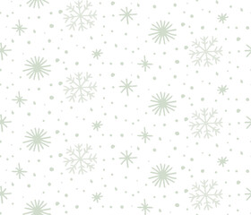 snow seamless pattern christmas  hand drawn