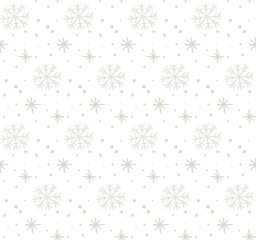 snow seamless pattern christmas  hand drawn