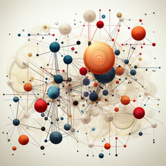 colorful network graph illustration