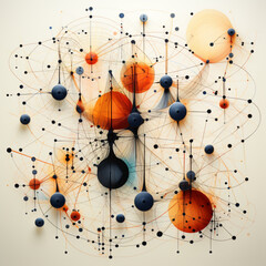 colorful network graph illustration