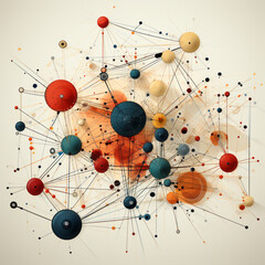 colorful network graph illustration