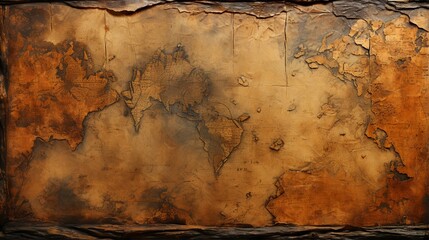 Aged Map Paper Texture Background