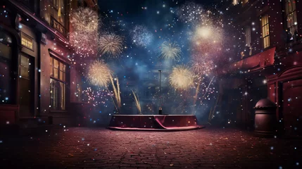 Foto op Plexiglas New years eve celebration background © Johannes