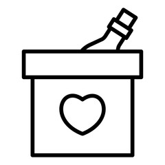 Outline Love Party icon