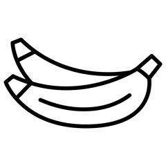 Outline Banana icon