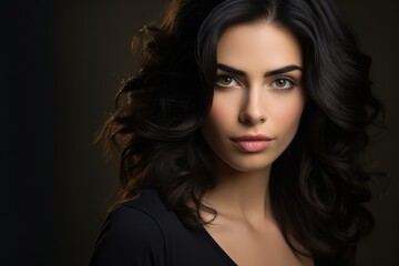 Fototapeta premium Beauty portrait of a supermodel with bright makeup. Beautiful eyes.