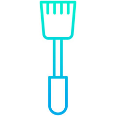 Outline gradient Spatula icon