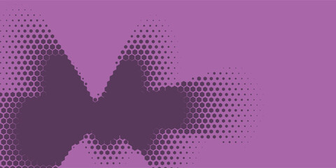 Geometric abstract Hexagon Two Color Background