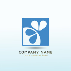 Pharmaceutical company letter p logo design