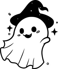 cute halloween ghost
